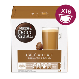Nescafe Dolce Gusto Cafe Au Lait Capsules 16pcs
