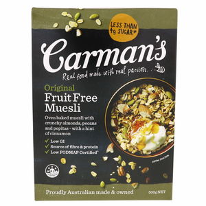 Caraman's Orginal Fruit Free Muesli 500g