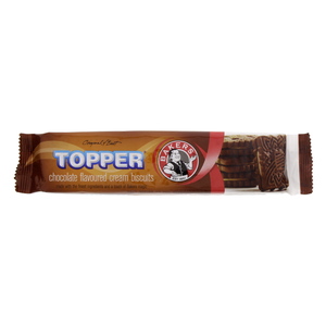 Bakers Topper Chocolate Flavoured Cream Biscuits 125g
