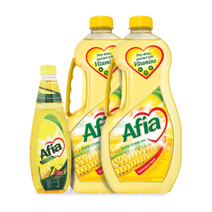 Afia Pure Corn Oil 2 x 1.5Litre + 750ml