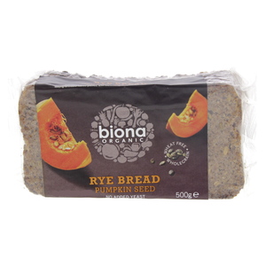 Biona Organic Pumpkin Seed Ray Bread 500g