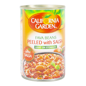Califormia Garden Peeled Fava Beans With Salsa 450g