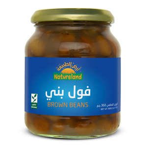 Natureland Organic Brown Beans 360g