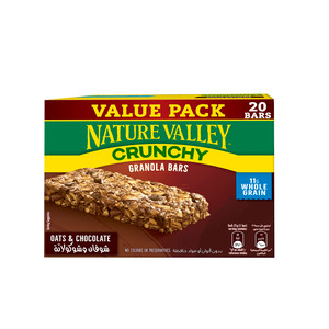 Natural Valley Crunchy Cereal Bars Oats & Chocolate 9 x 21g