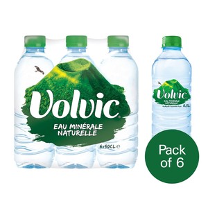 Volvic Natural Mineral Water 6 x 500ml