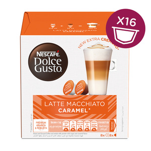 Nescafe Dolce Gusto Caramel Latte Macchiato Coffee 16pcs