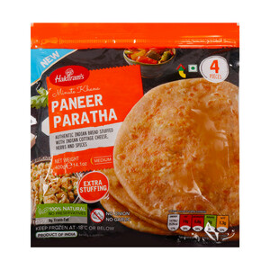 Haldiram's Minute Khana Extra Stuffing Medium Paneer Paratha 400g
