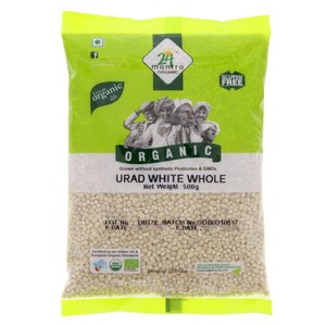 24 Mantra Organic Urad White Whole 500g