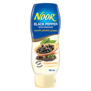 Noor Mayonnaise Black Pepper Squeeze 425ml