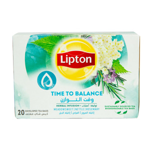 Lipton Herbal Infusion Time To Balance Teabags 20pcs