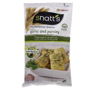 Snatt's Mediterranean Snacks With Garlic And Parsley 120g