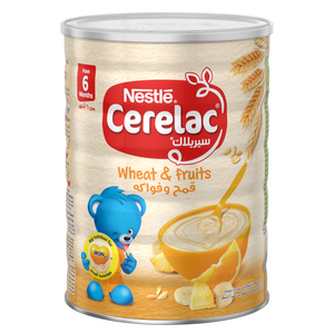 Nestle Cerelac Infant Cereals with Iron + Wheat & Fruits From 6 Months 1kg