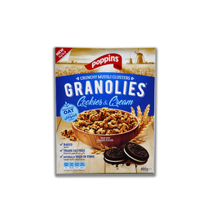 Poppins Granolies Cookies & Cream 400g