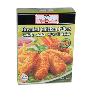 Al Kabeer Breaded Chicken Fillet 450g