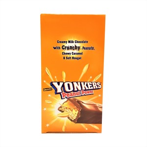 Yonkers Peanut Power Creamy Milk Chocolate 35g x 12 Pieces