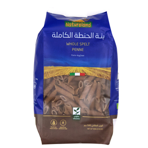 Natureland Organic Whole Wheat Penne 500g