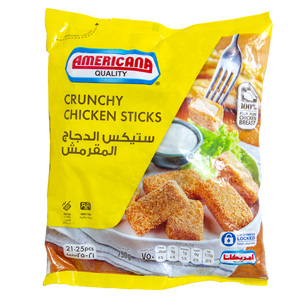 Americana Crunchy Chicken Sticks 750g
