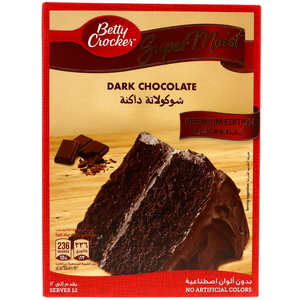 Betty Crocker Super Moist Cake Mix Dark Chocolate 510g