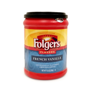 Folgers French Vanilla Ground Coffee 326g