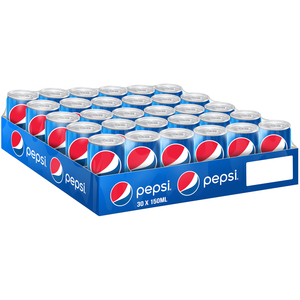 Pepsi Carbonated Soft Drink 30 x 150ml