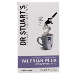 Dr Stuart's Valerian Plus Naturally Caffeine Free Tea 15pcs