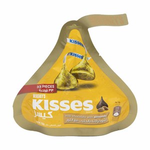 Hershey's Kisses Milk Chocolate With Almond 150g