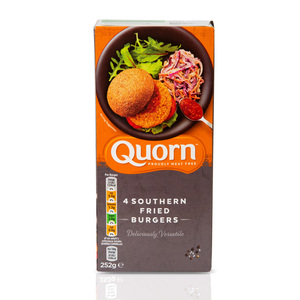 Qourn 4 Southern Fried Burgers 252g