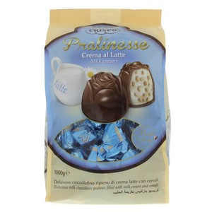 Crispo Pralinesse Milk Chocolate with Milk Cream & Cereal 1kg