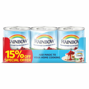 Rainbow Sweetened Condensed Milk 3 x 397g