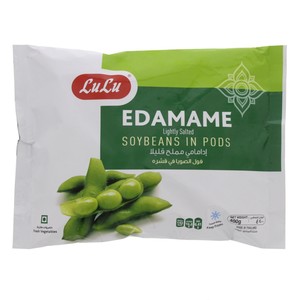 LuLu Edamame Lightly Salted Soya Beans in Pods 400g