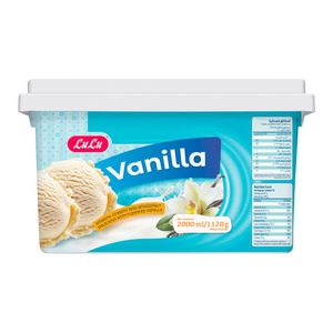 LuLu Vanilla Ice Cream 2Litre