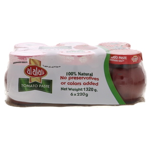 Al Alali Natural Tomato Paste 220g x 6 Pieces