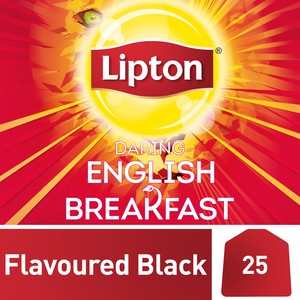 Lipton Flavoured Black Tea Bags English Breakfast 25s