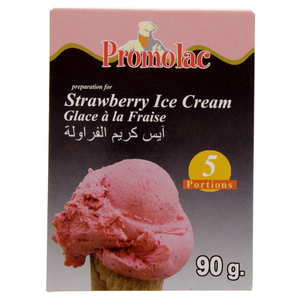 Promolac Strawberry Ice Cream Powder 90 Gm